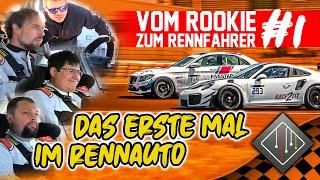 Das erste Mal im Rennauto - Nürburgring GP-Strecke | Vom Rookie zum Rennfahrer #1 | Team mcchip-dkr