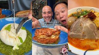 @davidroccosvita & I Trade Favorite Meals (Italian Food For Ramen) | David Rocco Bar Aperitivo