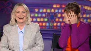 Meet ANXIETY! Amy Poehler and Maya Hawke Talk INSIDE OUT 2 | Cast Interview
