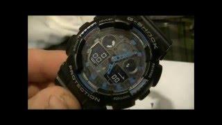 Замена ремешка часов CASIO G-SHOCK GA-100-1A2ER