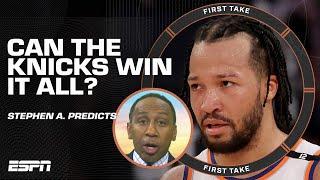 Stephen A.'s CONFIDENCE METER on the Knicks to WIN IT ALL?!  | First Take