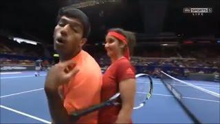 Sania Mirza's Boobs Touching by Rohan  |   Sania Mirza  Hot Video  |  Sania Mirza Indian Tennis Star