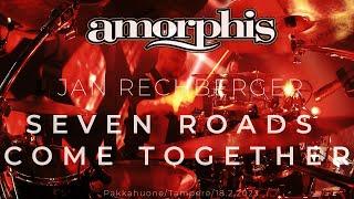 AMORPHIS Jan Rechberger Drumcam 'Seven Roads Come Together' / 18.2.2023 Tampere