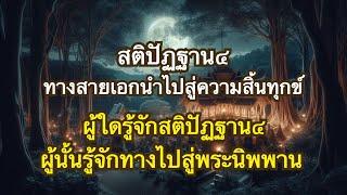 สติปัฏฐาน4 วิธีดับทุกข์แบบถาวร | คู่มือนักปฏิบัติที่ไม่ต้องการเกิดอีก