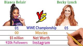 Bianca Belair Vs Becky Lynch Comparison - Bio2oons