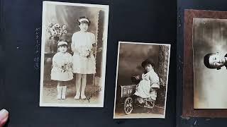 Japanese Antique Photo Album / Vintage Collector's Black and white photos / Japan Memory Album