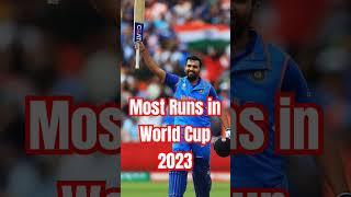 most Runs in cricket World Cup 2023: top 10 Batsman in World Cup,#cwc2023
