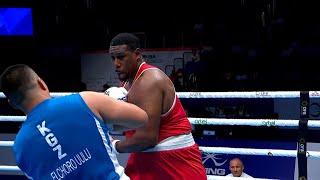 R32 (92+KG) PAUL NIGEL (TTO) vs ELCHORO-UULU OOMATBEK (KGZ) | IBA World Boxing Championships 2023