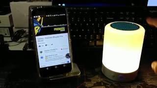 Zhicity Bluetooth Speaker w/ LED light.