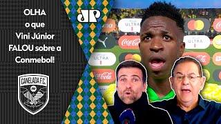 "O Vinicius Júnior DEU UMA PORRADA na Conmebol, cara! ISSO QUE ELE FALOU..." ENTREVISTA na Seleção!