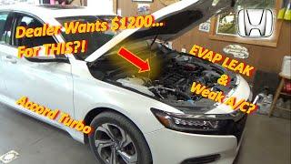 Honda Dealer Wants $1200...for THIS?! (Accord EVAP P0455/P0456 & WEAK A/C?)