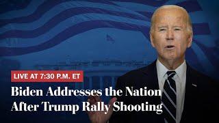 Biden gives Oval Office speech after shooting at Trump rally