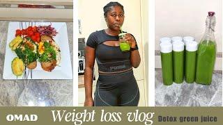 HOW I LOST 15 lbs IN A MONTH | OMAD DIET | GREEN DETOX JUICE FOR WEIGHTLOSS - Lua lih