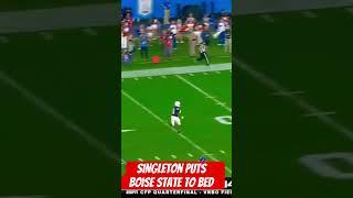 Singleton puts boise state to bed