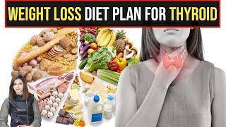 Thyroid Diet Plan For Weight Loss In Urdu/Hindi | Diet Plan For Hyperthyroidism