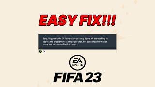 How To CONNECT To The EA SERVERS in EAFC 24 (EASY FIX)