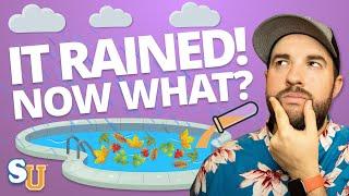 How To Drain and Clean Your POOL After HEAVY RAIN