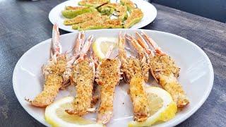 Scampi Gratinati al Forno ,con la Panatura Avanzata Fai un Contorno Veloce.