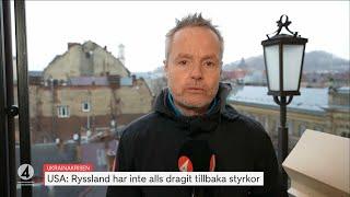 Ryssland hävdar ukrainsk beskjutning: ”Mycket farligt läge” | TV4Nyheterna | TV4 & TV4 Play