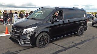 WORLD'S FASTEST V-CLASS! 620HP V8 Biturbo GAD Motors Mercedes-Benz Vito DRAG RACING & TOP SPEED