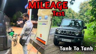 Jimny 2024 tank to tank mileage test || Jimny First Time mileage Gives shocking result !