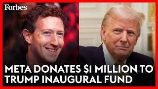 Meta Donates $1 Million To Trump’s Inaugural Fund Weeks After Mark Zuckerberg Met President Elect