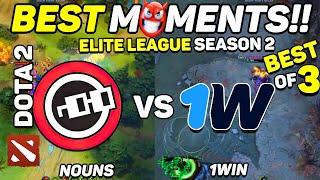 Nouns vs 1WIN - HIGHLIGHTS - ELITE LEAGUE SEASON 2 | Dota 2