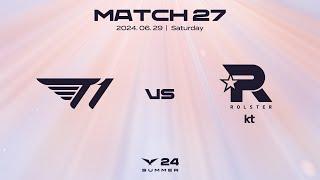 T1 vs. KT | Match 27 Highlight 06.29 | 2024 LCK Summer Split