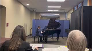 2023 Kiwanis Toronto Music Festival - Hongan performed Waltz in A Minor by Chopin