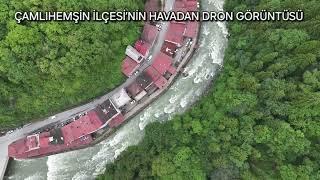 Rize Çamlıhemşin havadan Dron ile görüntüsü. Çamlıhemşin 4K video #Çamlıhemşin #rize #dron  #4k
