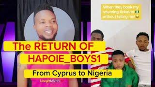 The Return of the happie boys from Cyprus to Nigeria