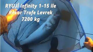 Trofe Levrek Light spinde Rekor kıran Levrek avı 7.200 kg