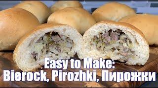 Bierocks, Runza, Pirozhki & Пирожки recipe (2020) RockinRaffi Ep. 72 (cook with me)