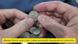 How to find rare Australian coins worth money to collectors. 10 cents coins.