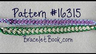 DIY Friendship Bracelet Pattern #16315 BraceletBook Beginner¦ The Corner of Craft