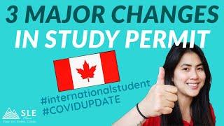 GREAT NEWS! IMPORTANT UPDATES to international students in Canada | Changes in Study Permit 2020