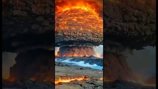 Epic Sea Volcano Eruption: A Jaw-Dropping Natural Phenomenon! #ocean #volcano #volcanoeruption