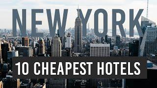 Top 10 Cheapest Hotels in New York To Travel On a Budget - Most Affordable Hotels in NYC [2021]