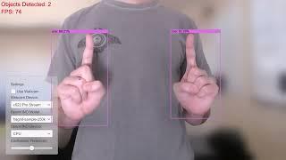 Hand Gesture Recognition for Unity Demo