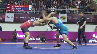 1/4 FS - 79 kg: A. SAVADKOUHI (IRI) v. S. SHARIPOV (UZB)