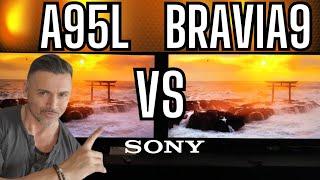 SONY BRAVIA 9 VS A95L QD-OLED! Sibling TV Battle!