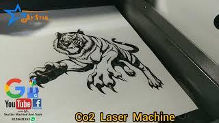 Skystar Co2 Laser Machine can Cutting and Engraving