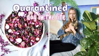 Quarantine what I eat in a day + stay at home activities