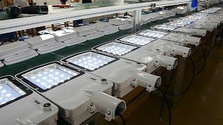 Inbrit Solar Power LED Street Light Manufacturer, Factory Produce Line Introduction