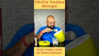 CHILLY VODKA RECIPE @nilgirikashyap #vodka #cocktail