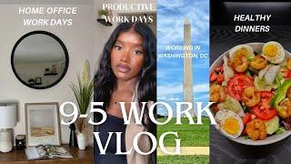 Work Vlog | Work Week In My Life | Corporate 9-5 Office HR Job | Work Routine & Productive Work Days