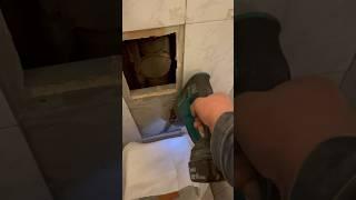 Аккуратный демонтаж кусочка стены часть первая
