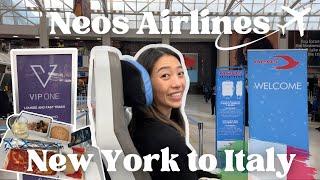 Neos Airline Review: Fly 8 Hours from New York to Milan with Me 2024