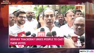 Maharashtra Elections: Uddhav Thackeray Urges People To Cast Their Votes With Family