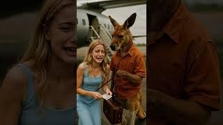 Альтернативная развязка истории про кенгуру не попавшего на самолет… #kangaroo #viral #trend #sora